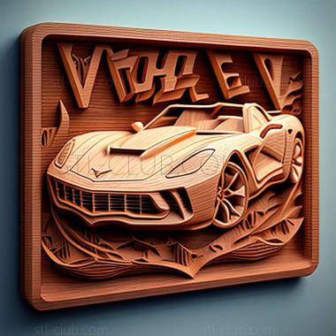 3D модель Chevrolet Corvette (STL)